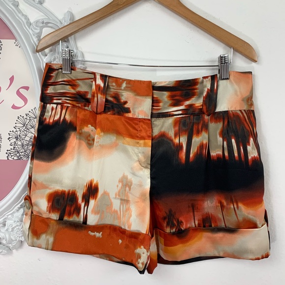 She Said Pants - She Said / Abstract Black Orange .